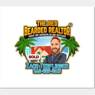 The Red Bearded Realtor New Logo Posters and Art